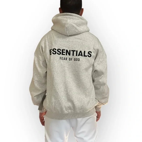 Fear of God Essentials Hoodies Pullover Light Oatmeal - Picture 5 of 16